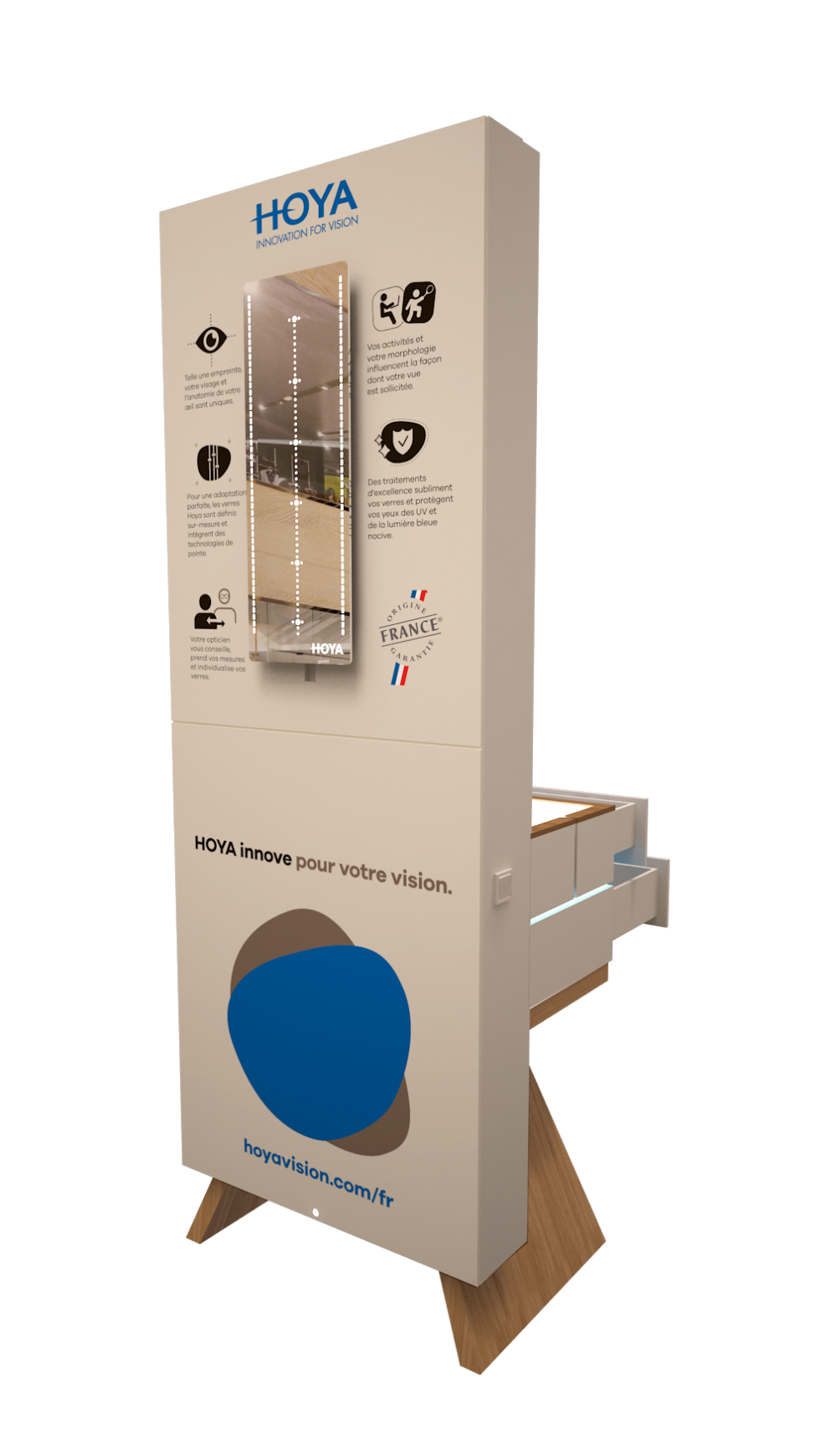 UN espace verres connecté et interactif avec Hoya