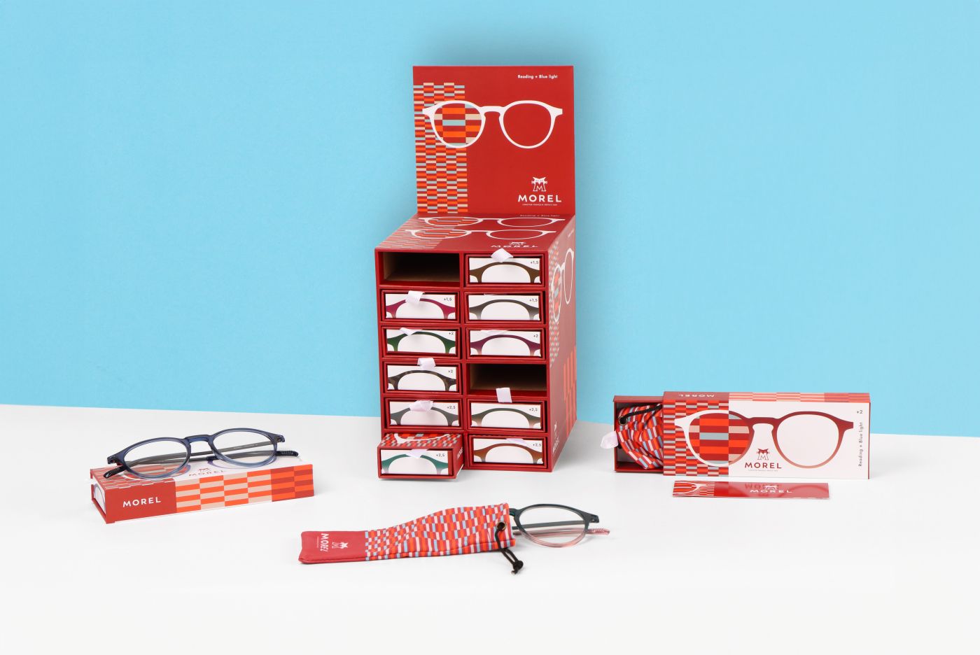 Lunettes De Lecture Corinne McCormack EDIE CORAL ORANGE +3.00 - Modèle Unisexe Élégant