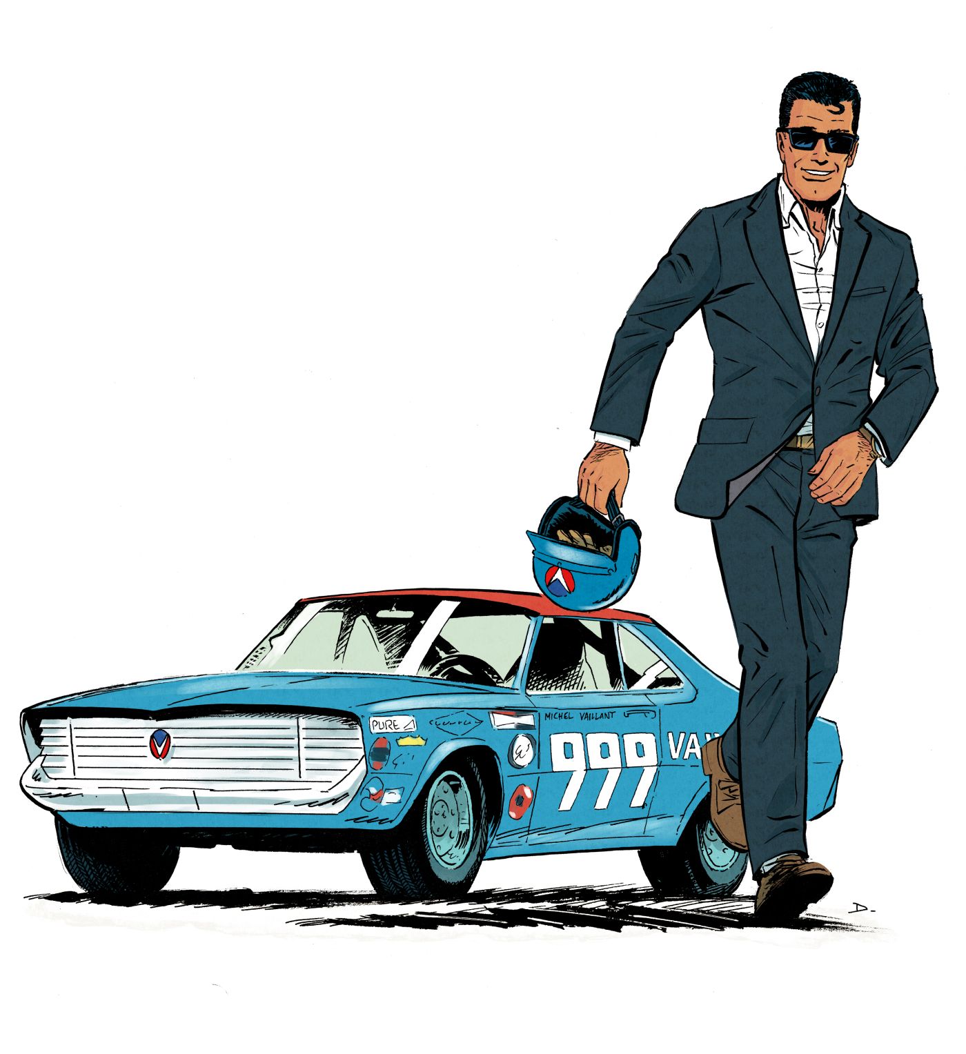 SuperBolide x Michel Vaillant Costume Lunette N 999 final